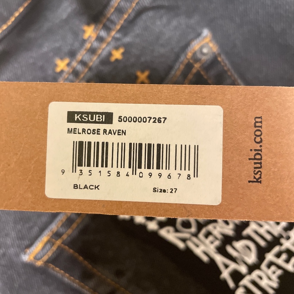 Ksubi Jeans Stone Wash Slim Fit